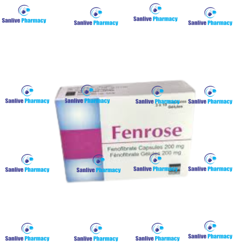 https://livehealthepharma.com/images/products/1734555913Fenrose 200mg X30 (Fenofibrate 200mg Capsules).png